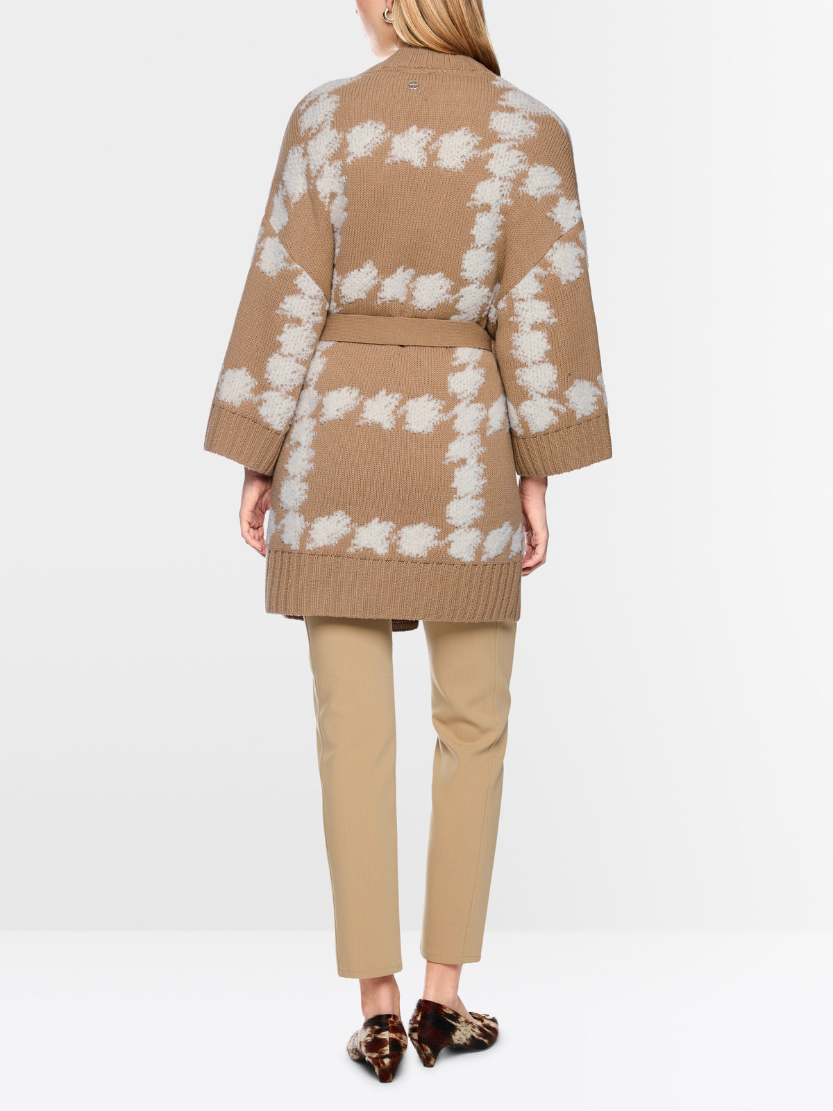 ‘Knitted in Germany’ long cardigan