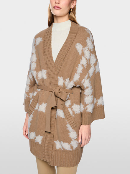 ‘Knitted in Germany’ long cardigan