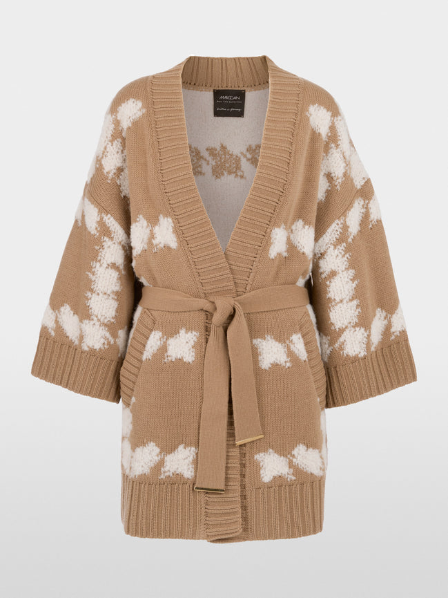 ‘Knitted in Germany’ long cardigan