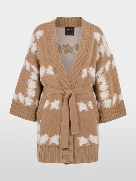 ‘Knitted in Germany’ long cardigan