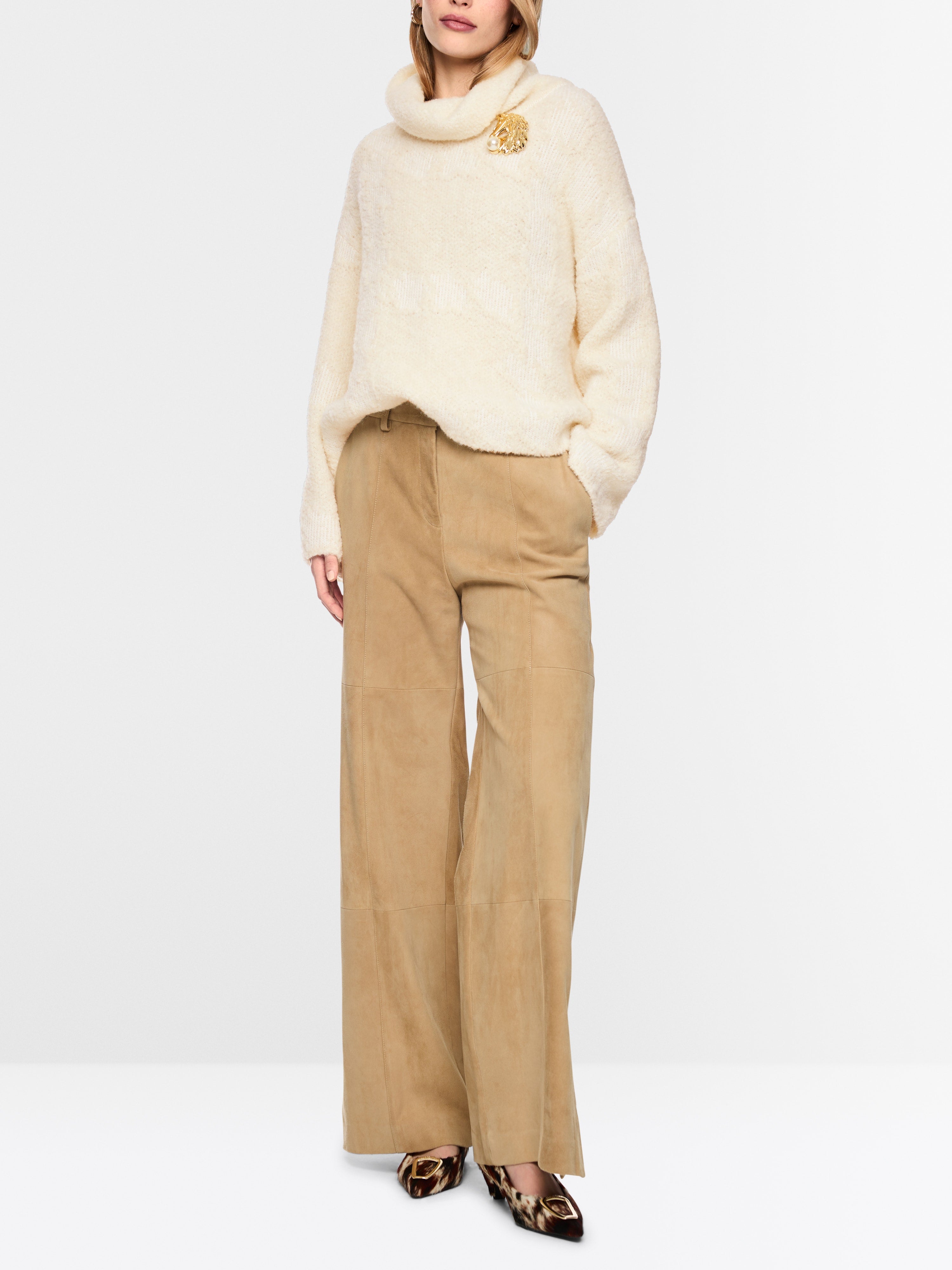 ‘Knitted in Germany’ turtleneck jumper