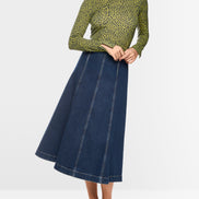 Long-sleeved shirt with leopard print