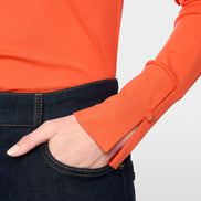 Basic shirt with stand-up collar