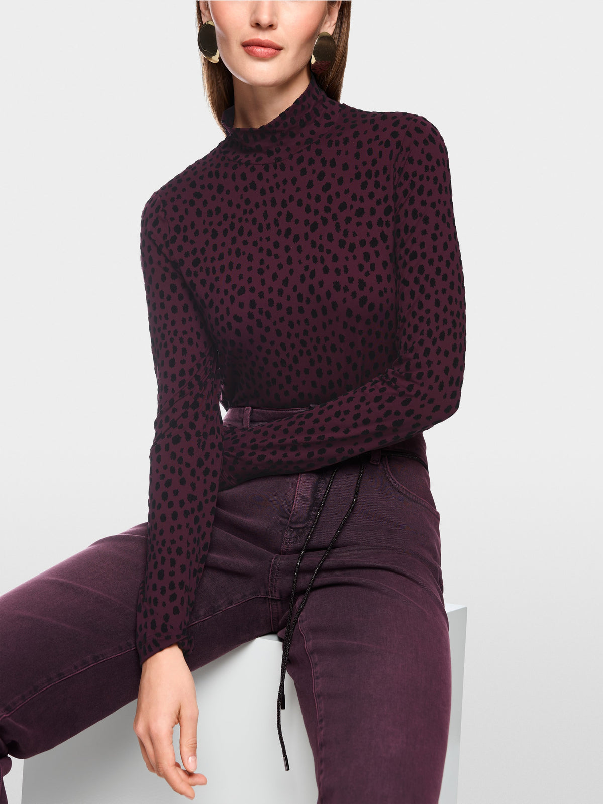 Stretch shirt with Bambi print