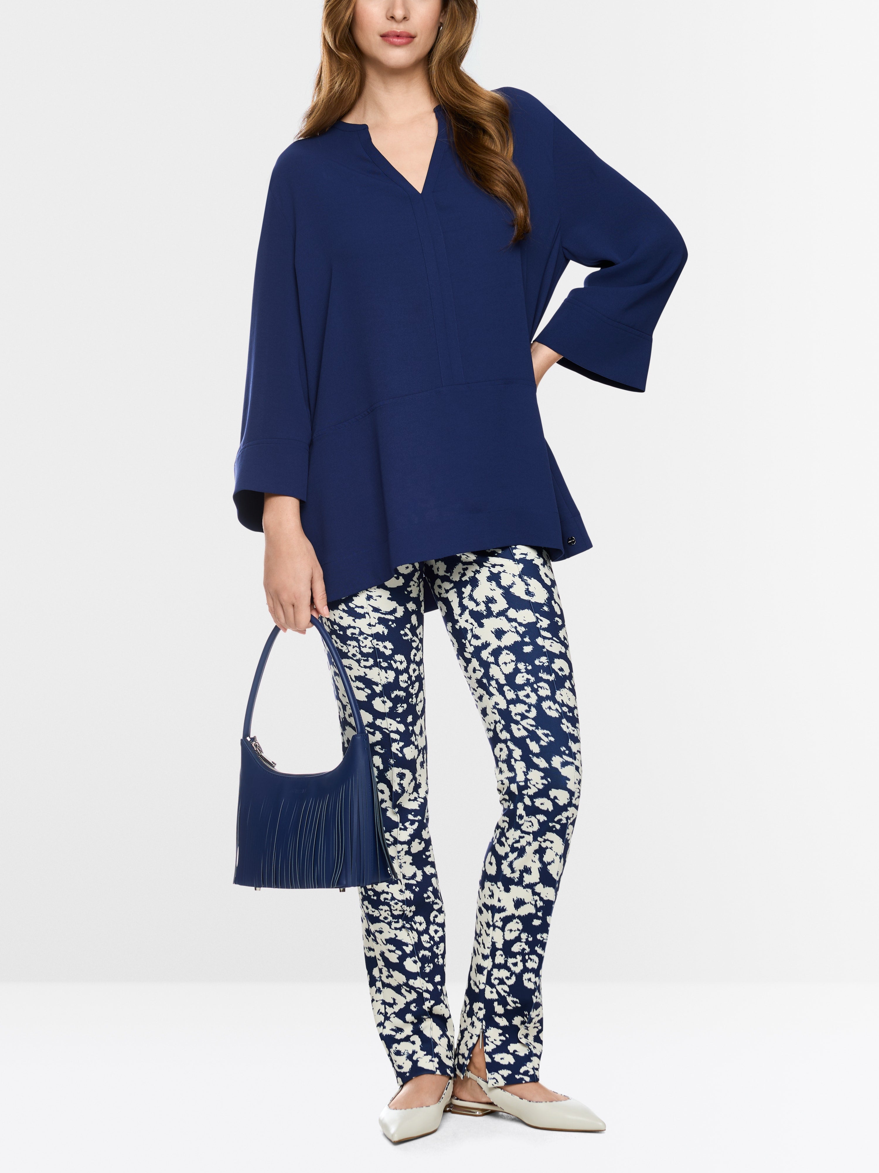 Loose tunic-style blouse