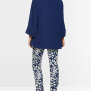 Loose tunic-style blouse