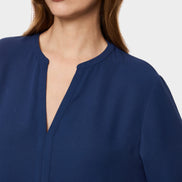 Loose tunic-style blouse
