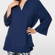 Loose tunic-style blouse
