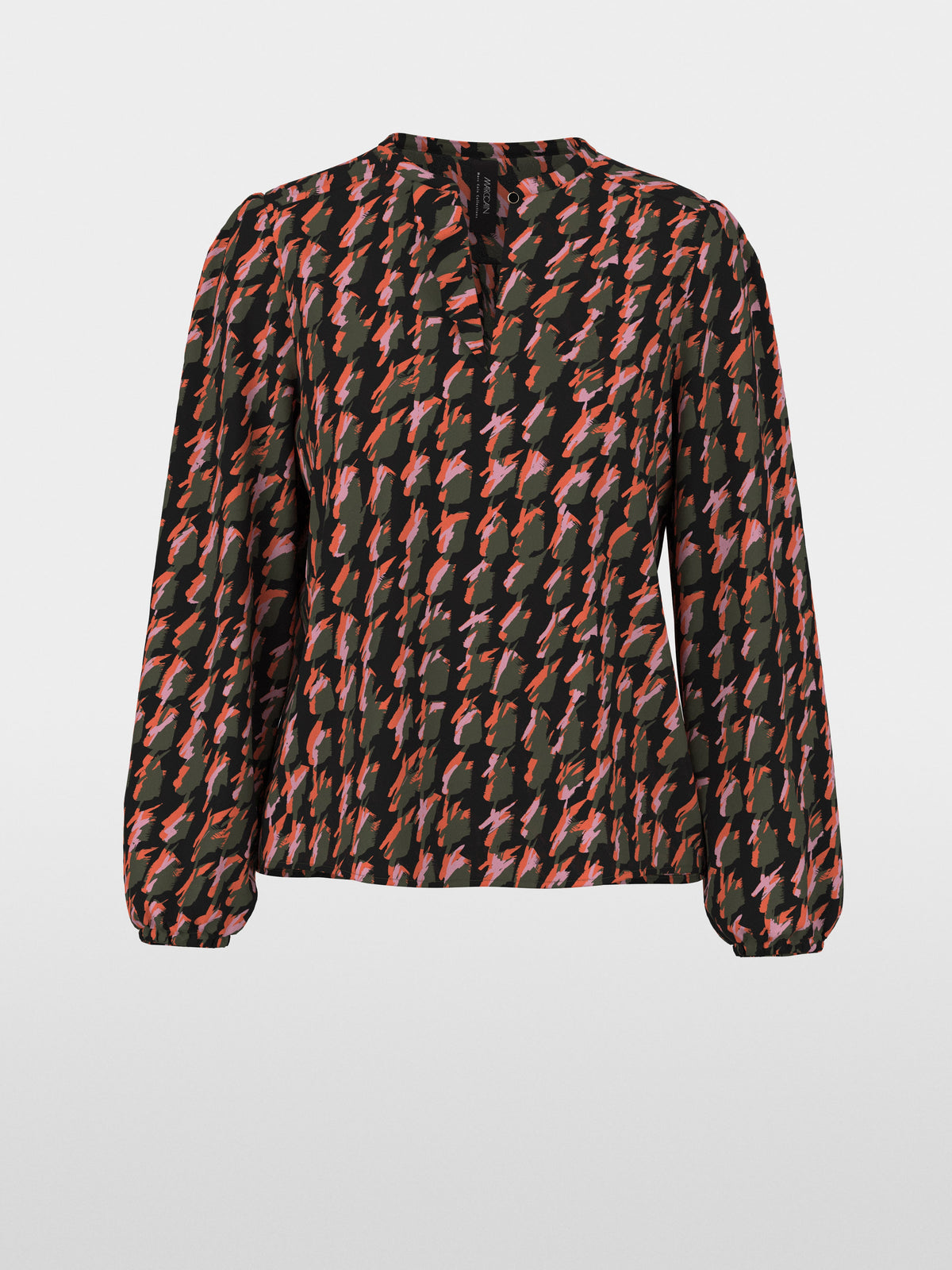 Abstract houndstooth blouse