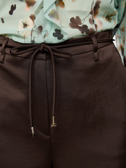 WARRI shiny fabric trousers