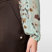 WARRI shiny fabric trousers