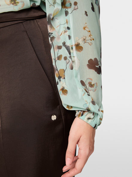 WARRI shiny fabric trousers