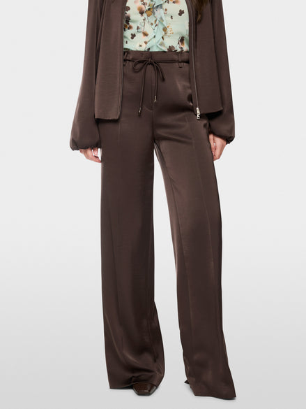 WARRI shiny fabric trousers