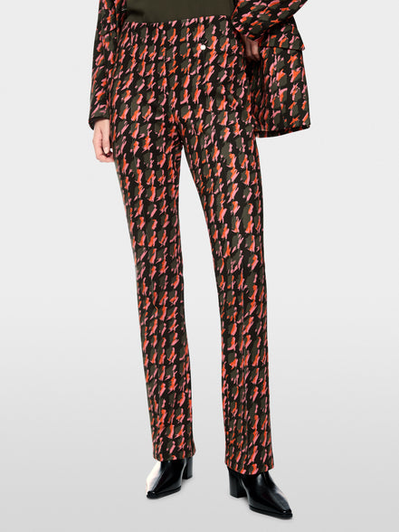 FREDERICA scuba jersey trousers