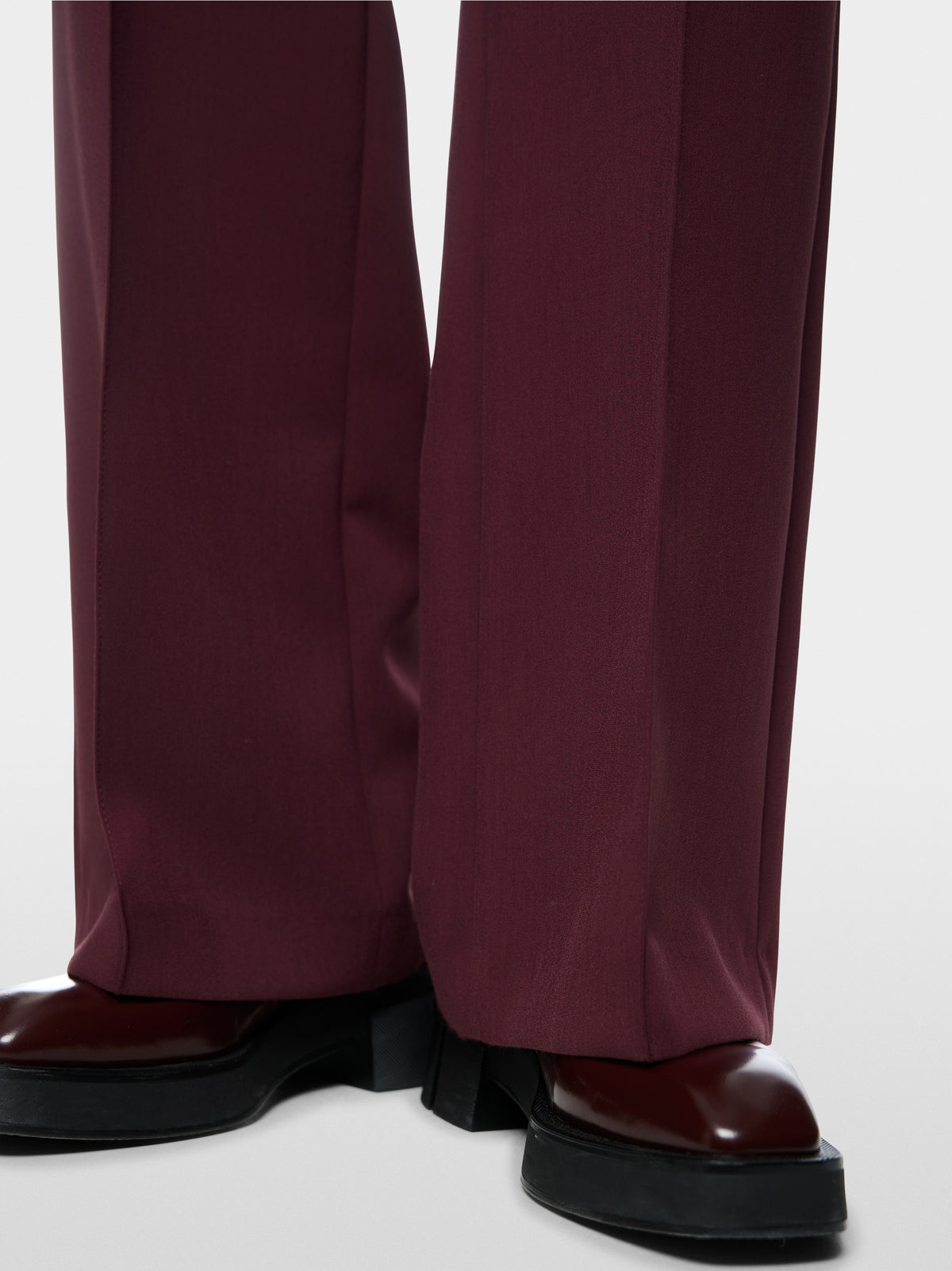 WARRI wide-cut trousers with pleats