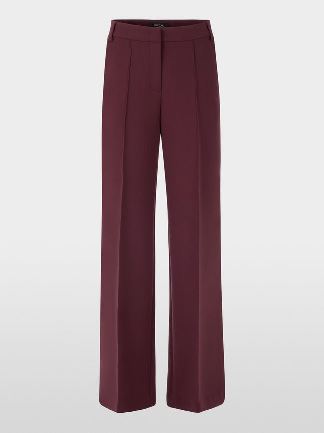 WARRI wide-cut trousers with pleats