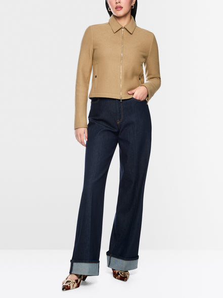 WARRI jeans with contrast stitching