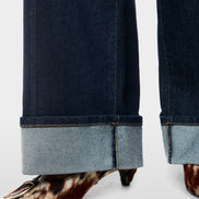 WARRI jeans with contrast stitching