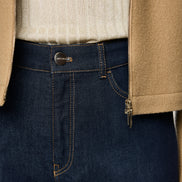 WARRI jeans with contrast stitching