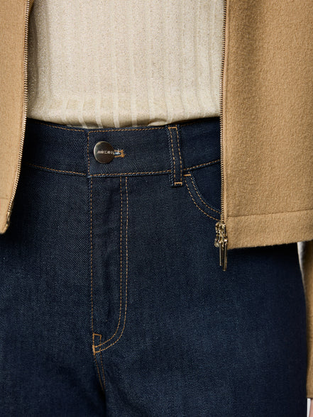 WARRI jeans with contrast stitching