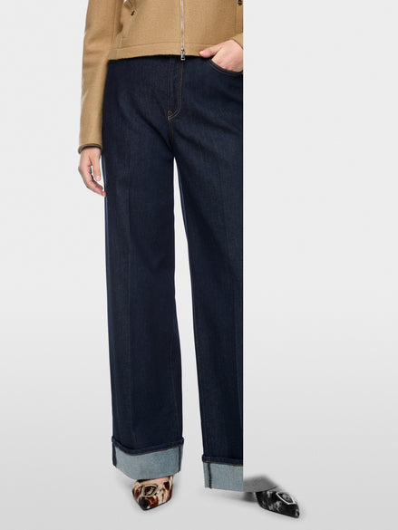 WARRI jeans with contrast stitching