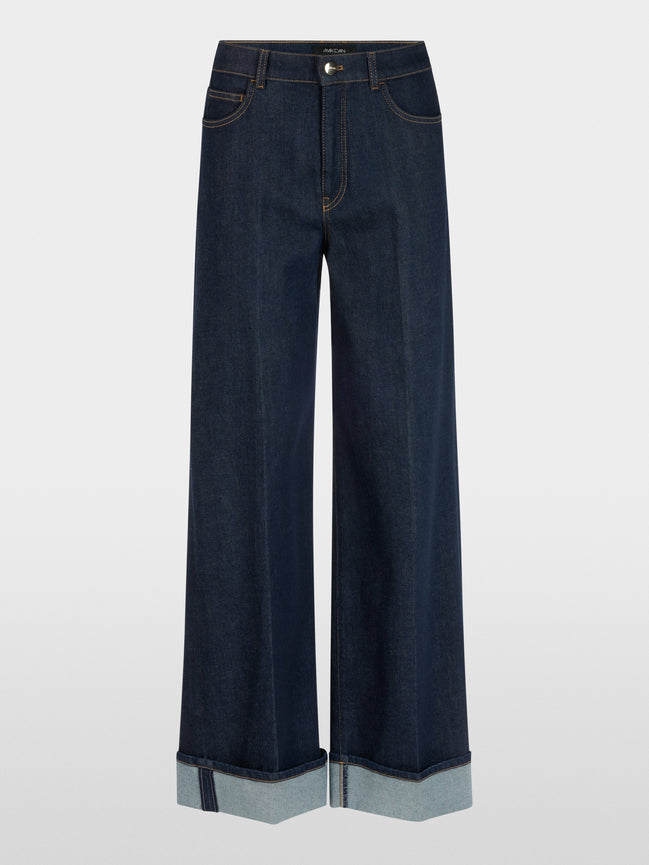 WARRI jeans with contrast stitching