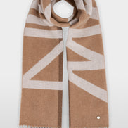 Wool-blend scarf