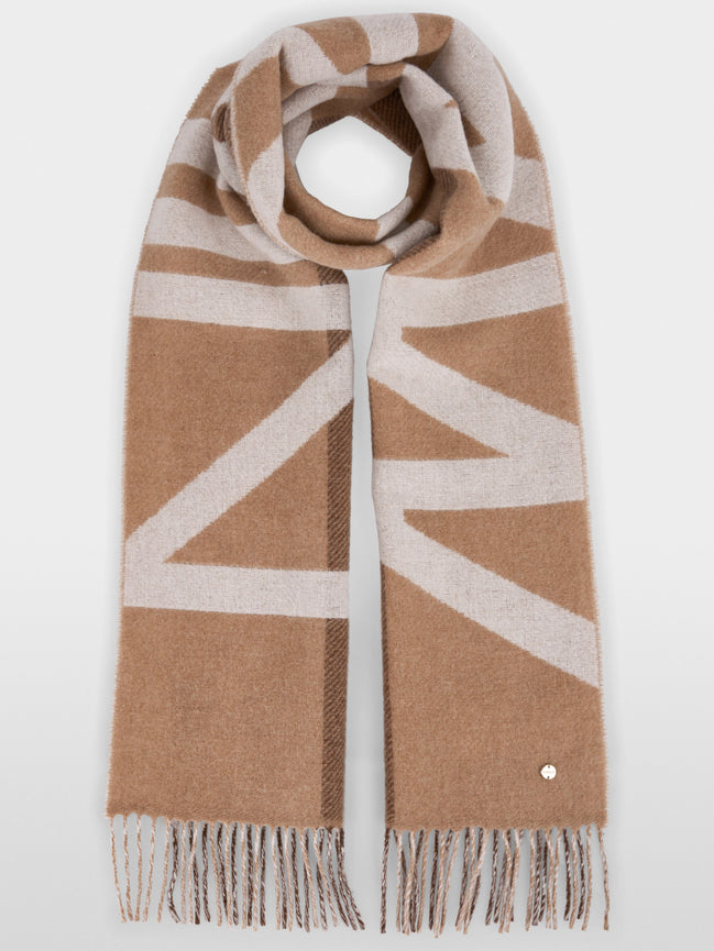 Wool-blend scarf