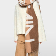 Wool-blend scarf