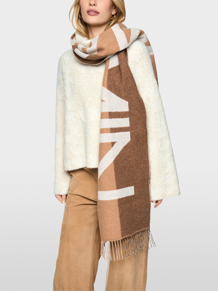 Wool-blend scarf