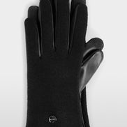 Fingerless gloves in materials blend