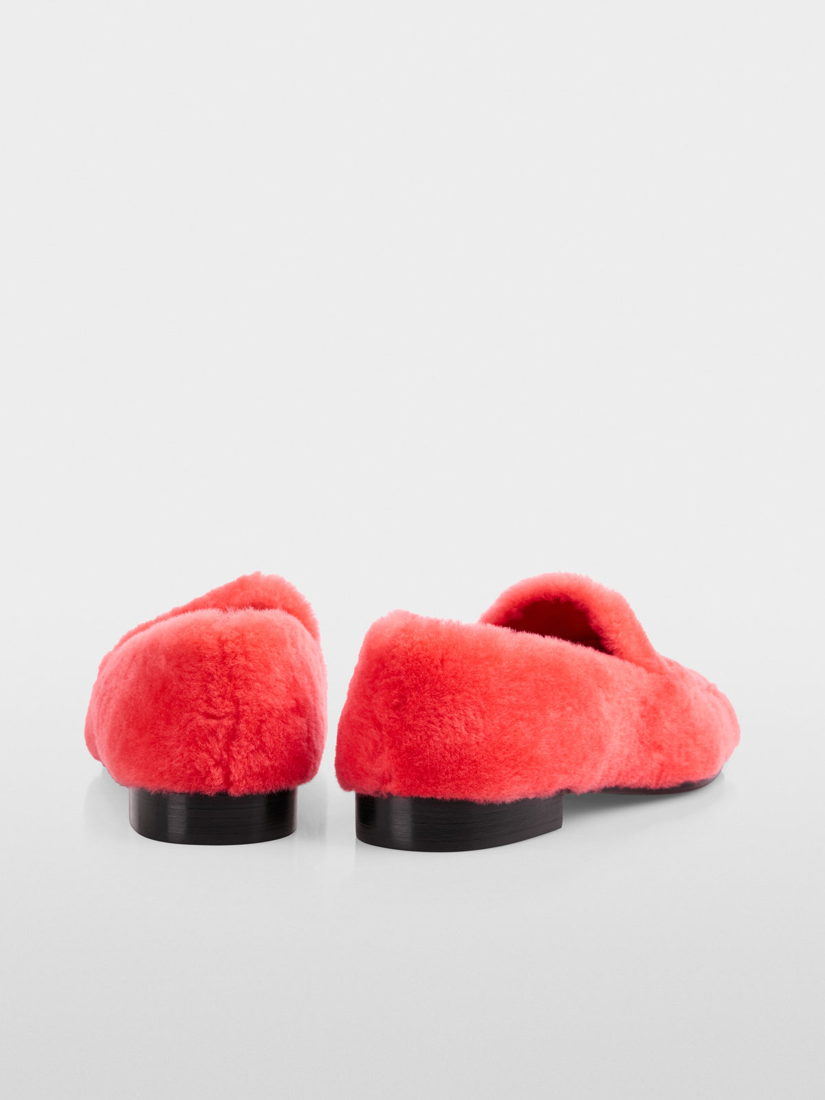 Lambskin loafers with metal detail