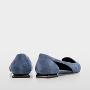 Ballerina flats with cut-outs