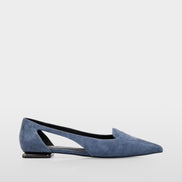 Ballerina flats with cut-outs