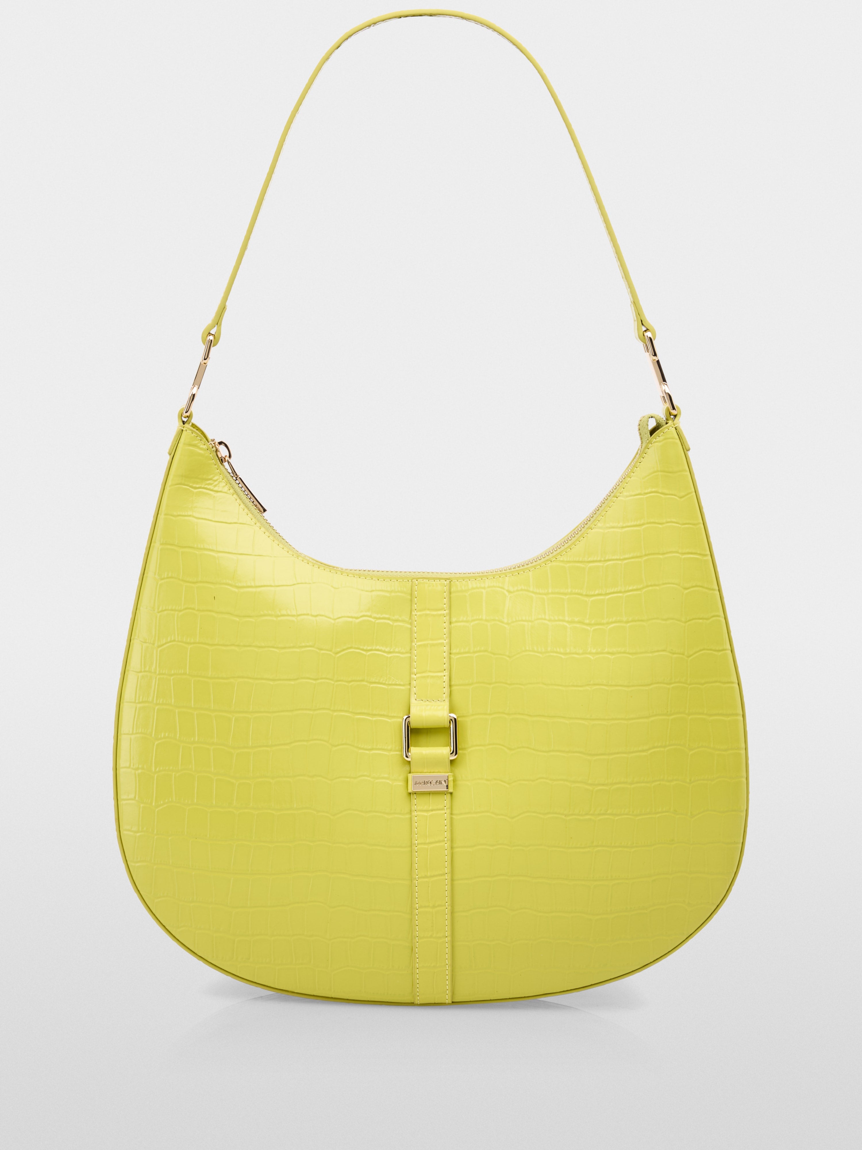 Leather hobo bag