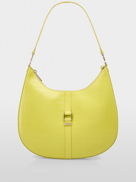 Leather hobo bag