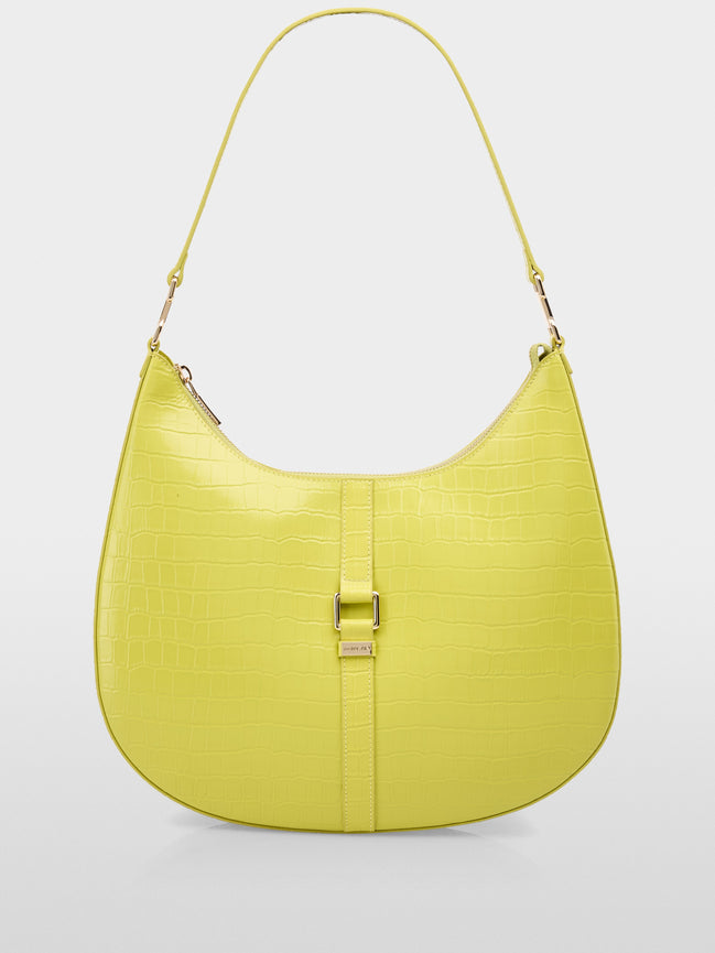 Leather hobo bag