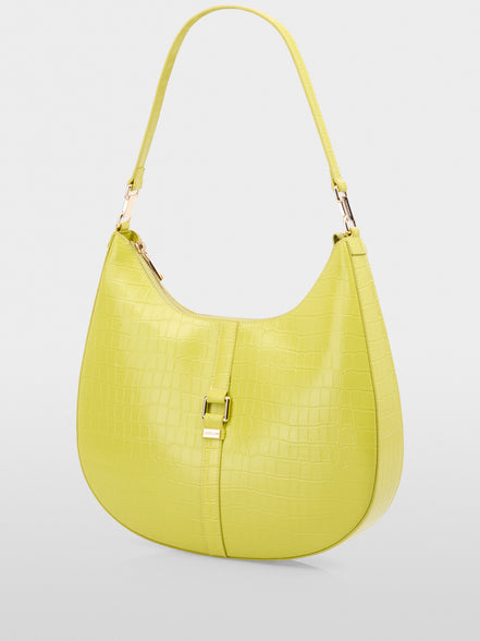 Leather hobo bag