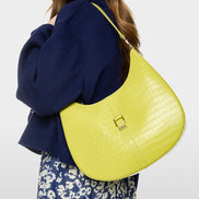 Leather hobo bag