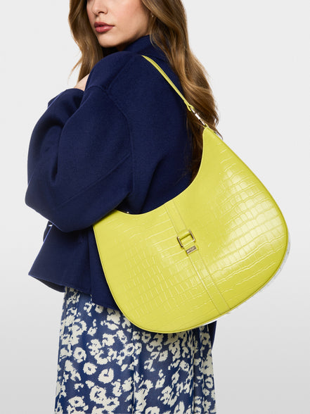 Leather hobo bag