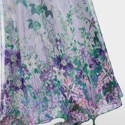 Halter-neck dress with floral print
