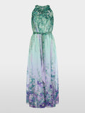 Halter-neck dress with floral print