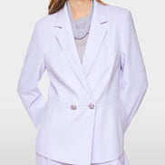 Double-breasted fancy buttons blazer