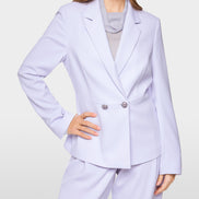 Double-breasted fancy buttons blazer