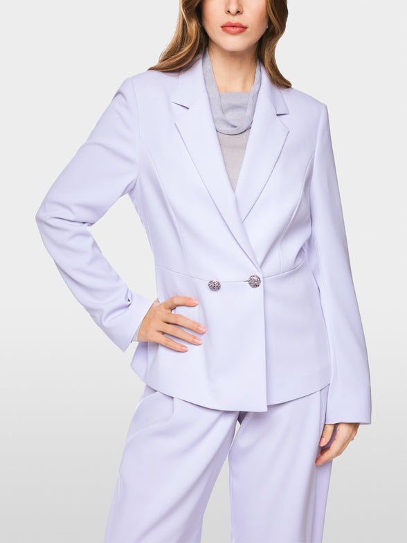 Double-breasted fancy buttons blazer