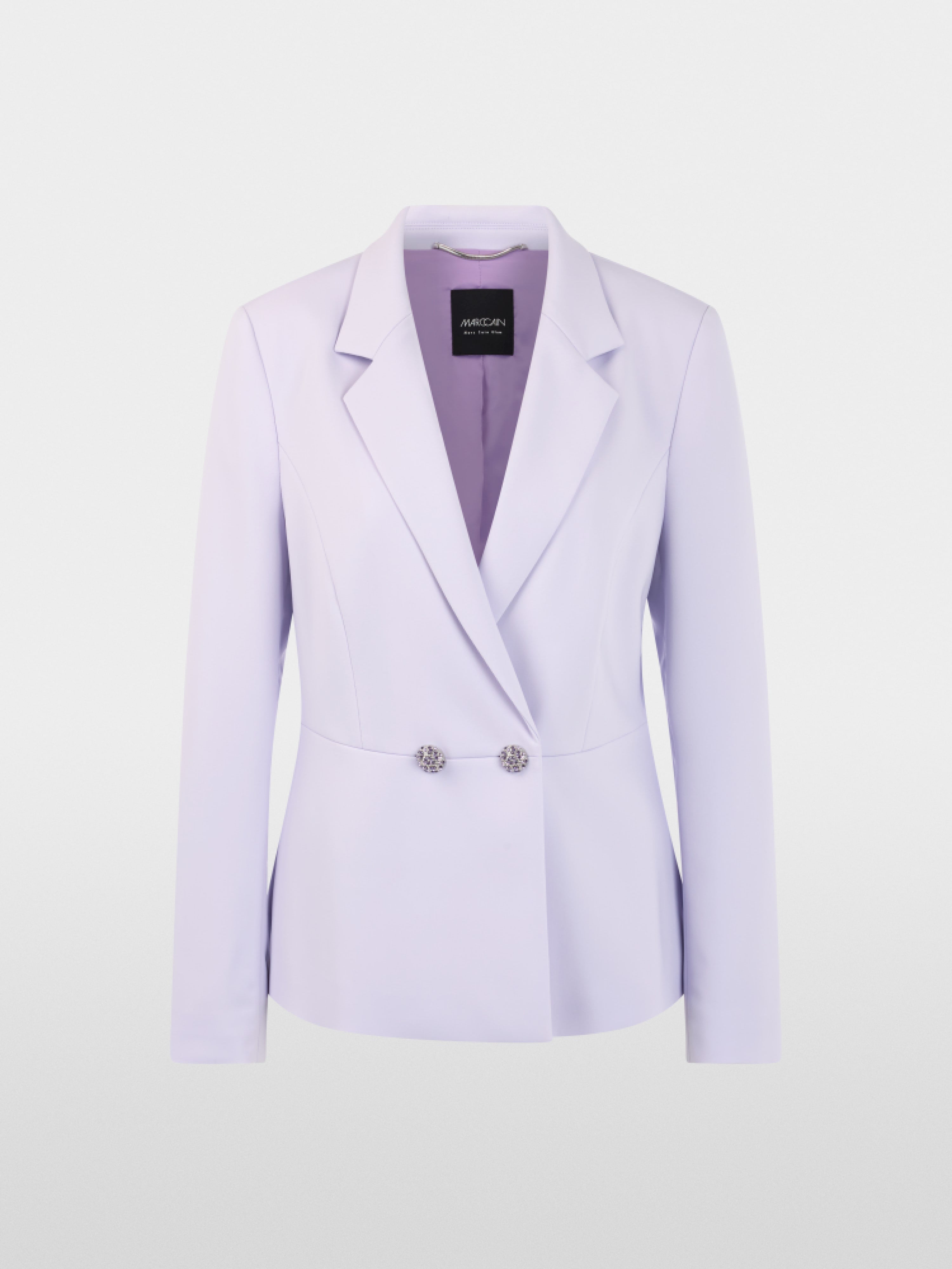 Double-breasted fancy buttons blazer