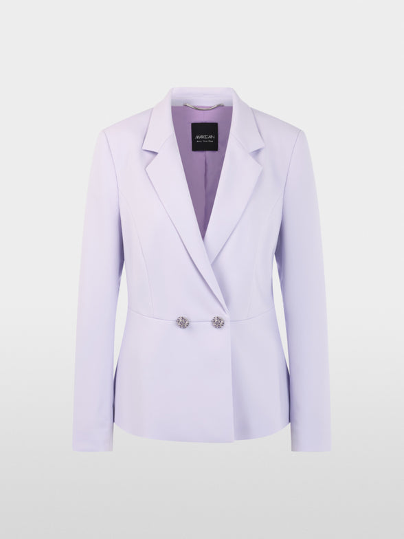 Double-breasted fancy buttons blazer