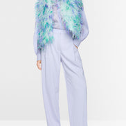 Waistcoat with ostrich feathers
