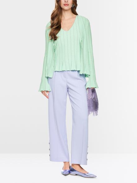 ‘Knitted in Germany’ sleeveless top