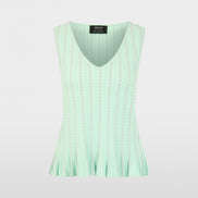 ‘Knitted in Germany’ sleeveless top